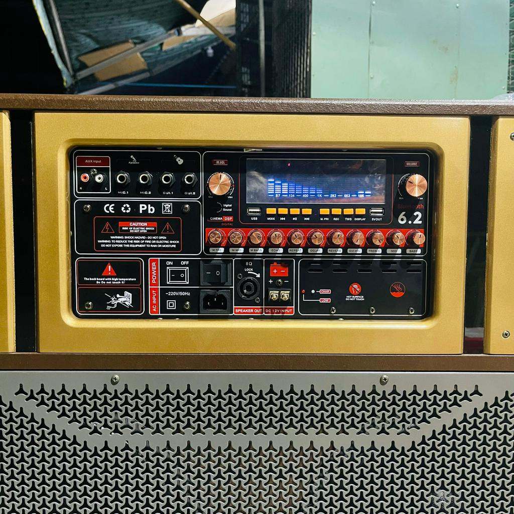 BO MẠCH KARAOKE T22 PRO 300W CÓ MÀN HÌNH LED CHÓP THEO NHẠC GỢN SÓNG NGUỒN XUYẾN ECHO REVERB CAO CẤP