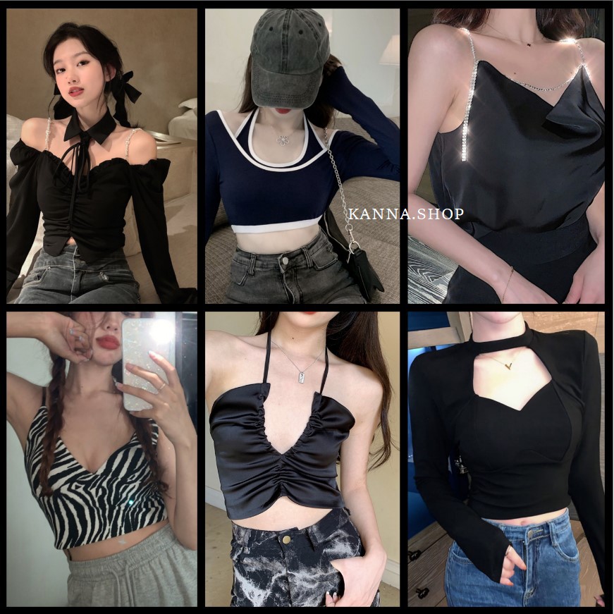 (ORDER) Áo croptop nữ Ulzzang AK1307