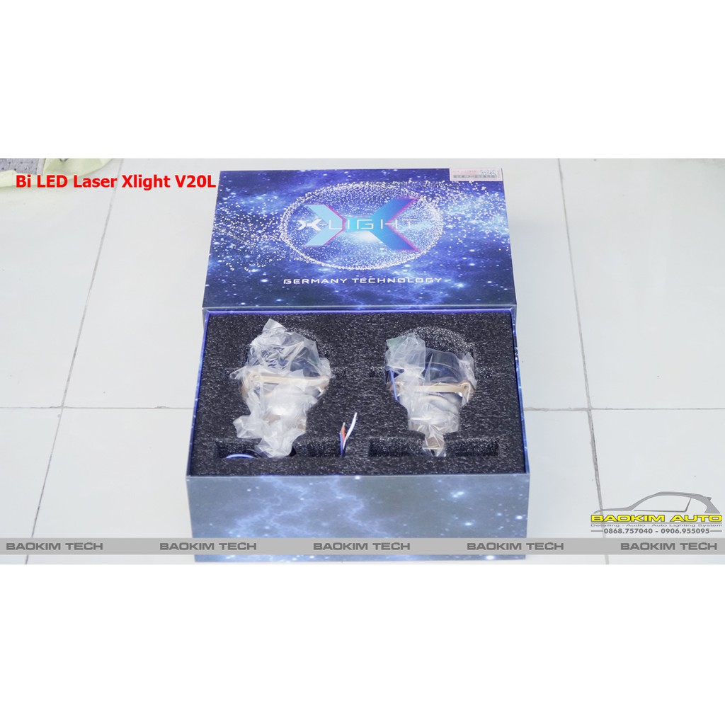 ĐÈN BI LED LASER X LIGHT V20L, SIÊU SÁNG, SIÊU PHA CHIẾU XA, BẢO HÀNH 36 THÁNG.