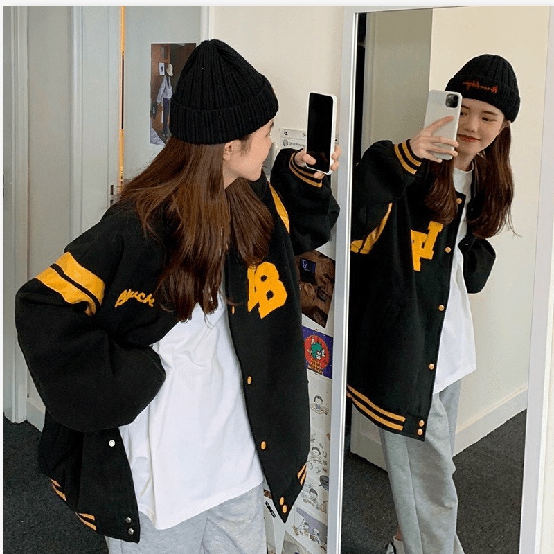 ÁO KHOÁC BOMBER NAM NỮ DÁNG UNISEX TP TKT