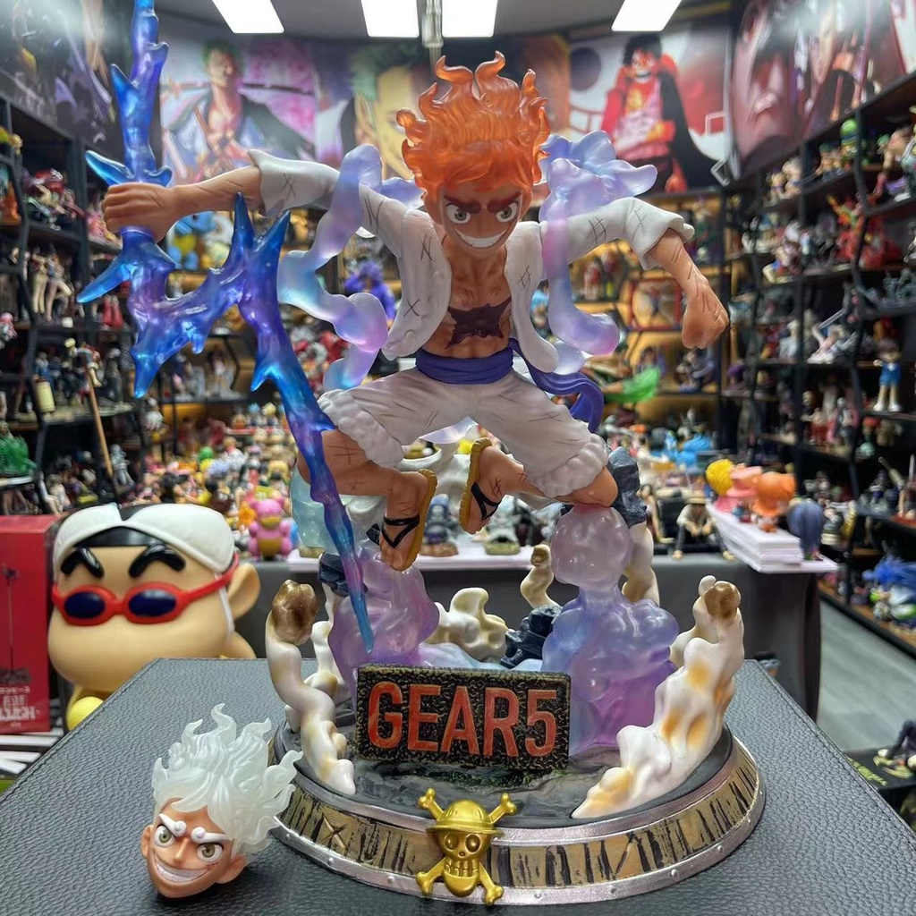 Mô hình luffy gear 5 hàng nét siêu chất