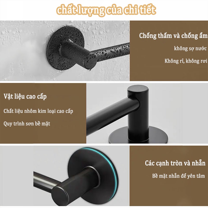 Giá treo dép GUANCHUANG dán tường sử dụng trong phòng tắm tiện lợi