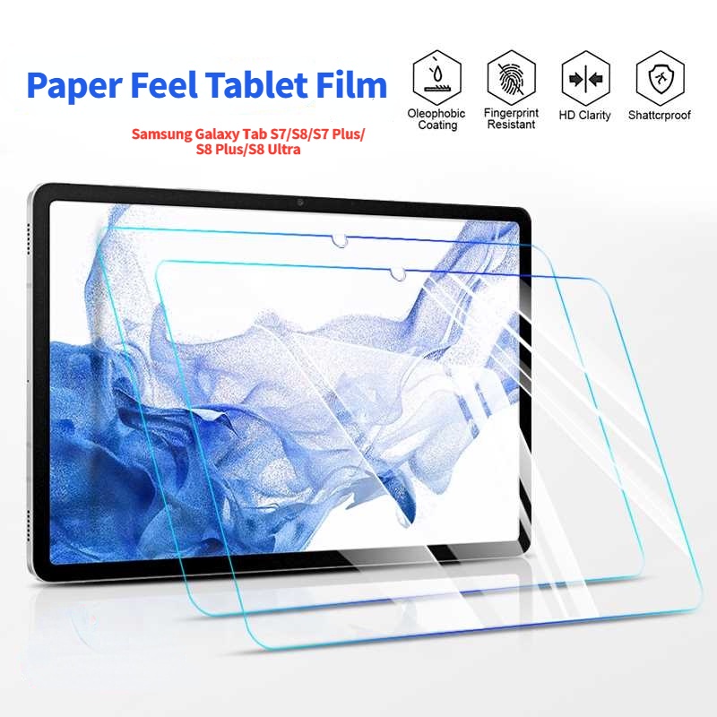 Miếng Dán Màn Hình Trong Suốt Cho Samsung Galaxy Tab S7 / S8 / S7Plus / S8Plus / S8Ultra