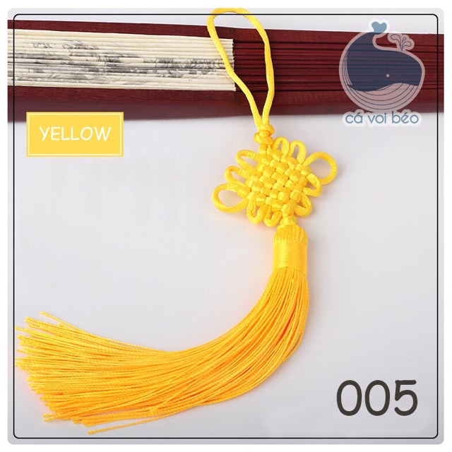 Dây tua rua đồng tâm kết treo Ngọc bội