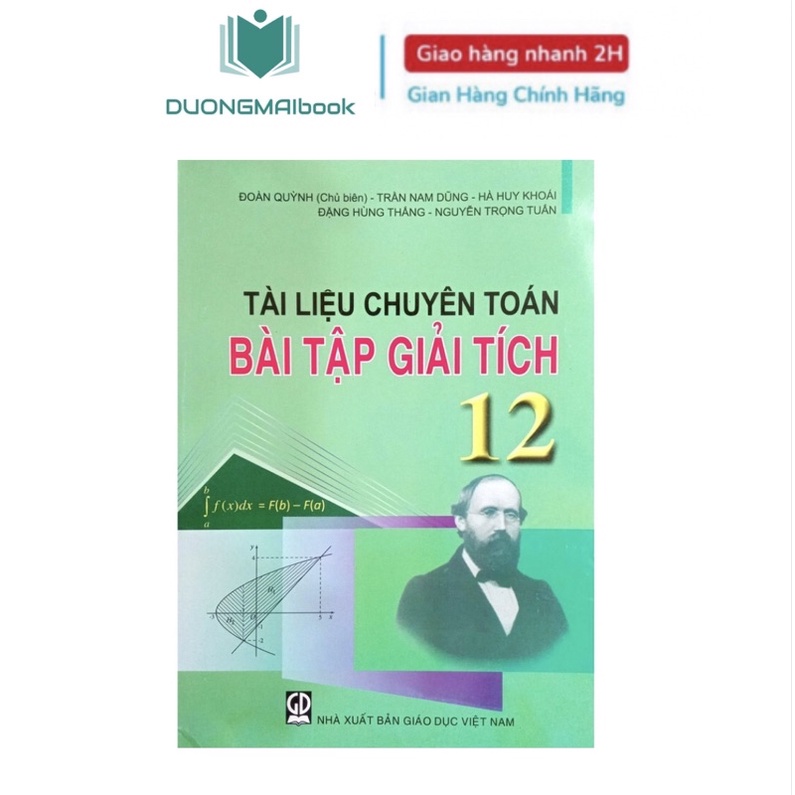 Sách - Tài liệu chuyên Toán bài tập Giải tích 12 - NXB Giáo dục