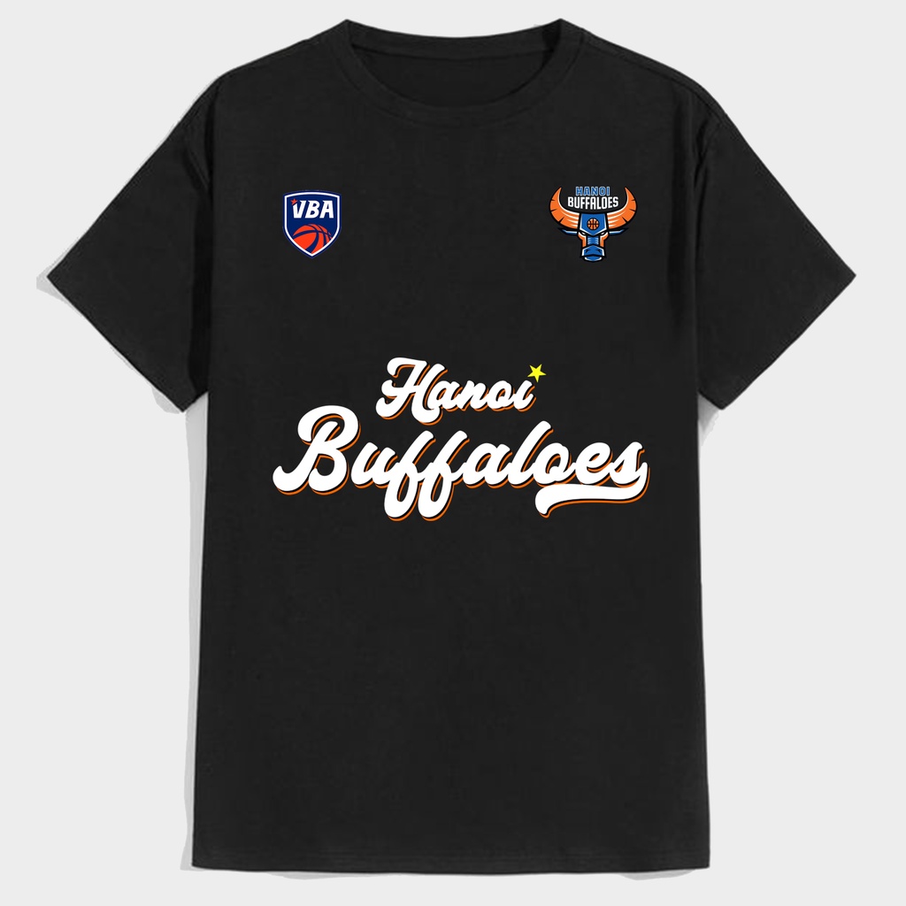 Áo thun hà nội buffaloes, áo hanoi buffaloes chất liệu cotton cao cấp thoáng mát thấm hút tốt tạo cảm giác thoải mái