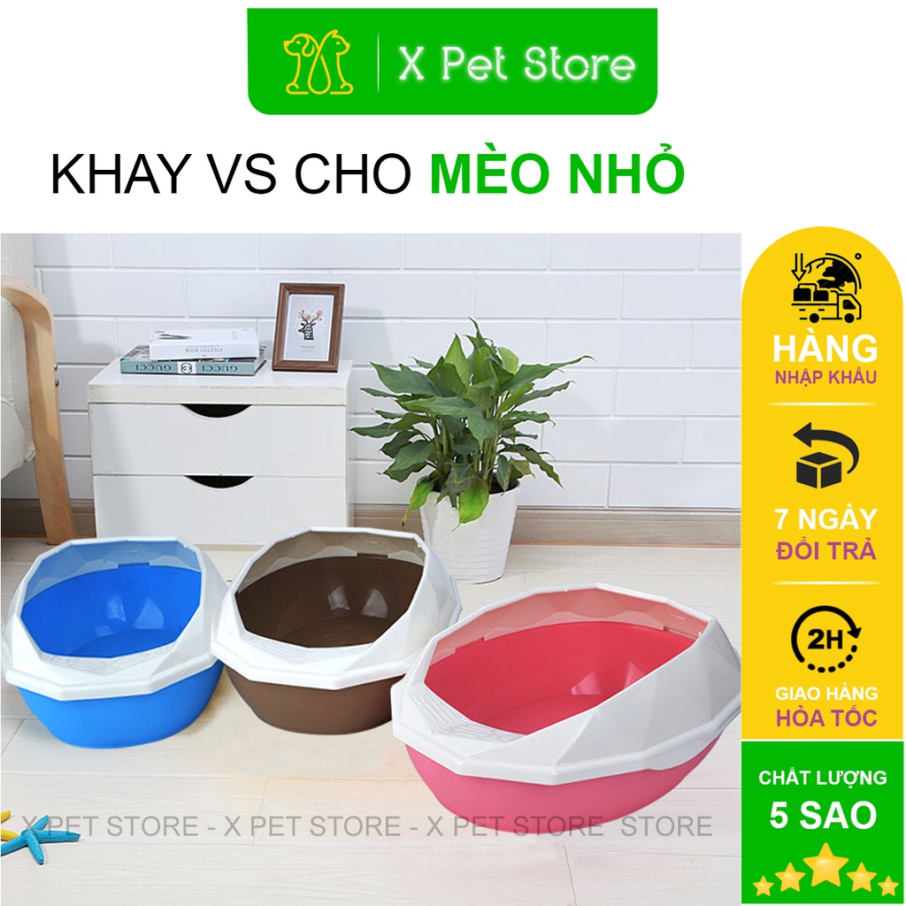 Khay Cát Vệ Sinh Mèo - Nhập Khẩu Chất Lượng Cao - An Toàn Cho Quàng Thượng