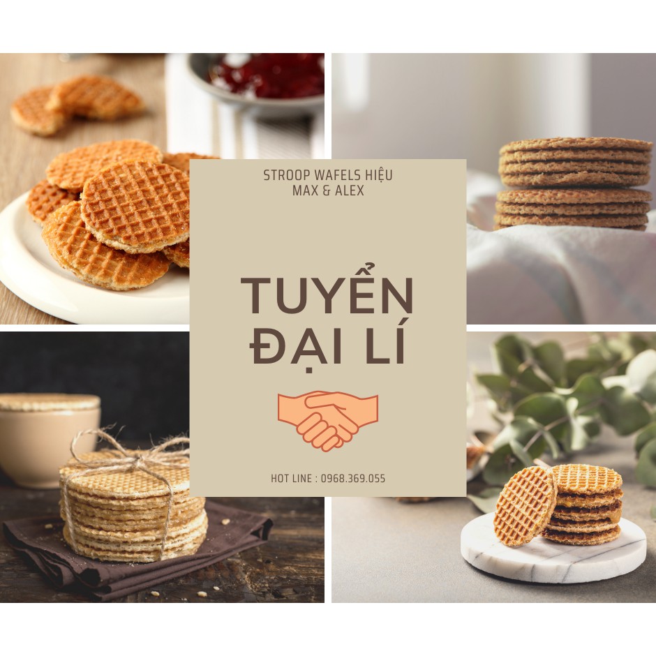 Bánh Stroopwafels Max & Alex - Đặc sản Hà Lan Nhập Khẩu | BigBuy360 - bigbuy360.vn