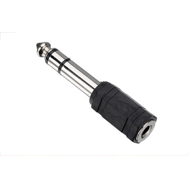 Đầu Jack Chuyển Audio Từ Cổng  6,5mm Sang 3.5 mm (1chiếc mầu đen )