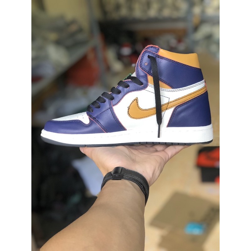 giày JD1 tím vàng chuẩn 1:1 ( 40 đến 45) | BigBuy360 - bigbuy360.vn