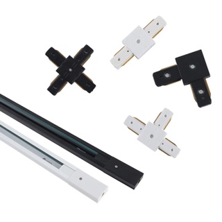 50cmtrack bar Track For Track Light LED Track Light Rail Frame Lắp Đen Trắng 1m Track Rail Joint Con