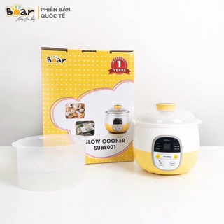 Nồi nấu cháo chậm 0.8L chính hãng Bear Bản quốc tế