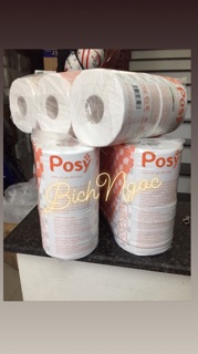 3 bịch giấy vệ sinh posy 6 cuộn