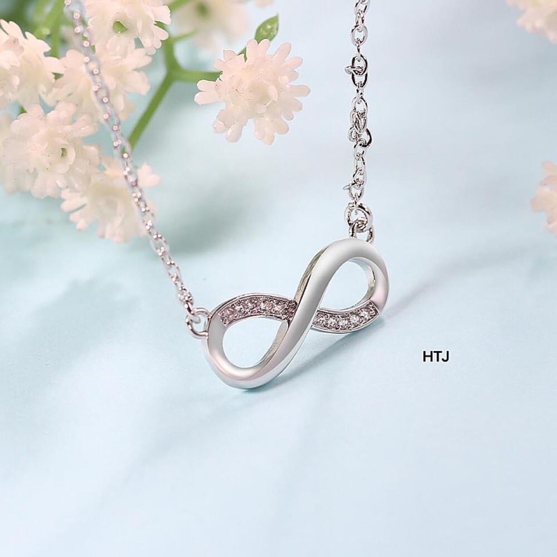 dây bạc vô cực  nhẹ nhàng, nữ tính - Bạc Nomi