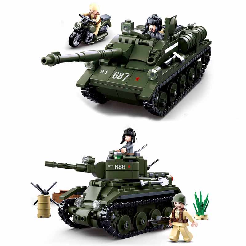 Bộ Đồ Chơi Lắp Ráp Lego Mô Hình Xe Tăng Thế Giới II