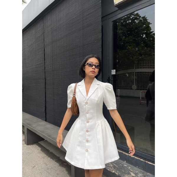 Đầm tiệc sơmi dáng bbd kết nút ❤️❤️❤️ 3 màu (có bigsize) | BigBuy360 - bigbuy360.vn