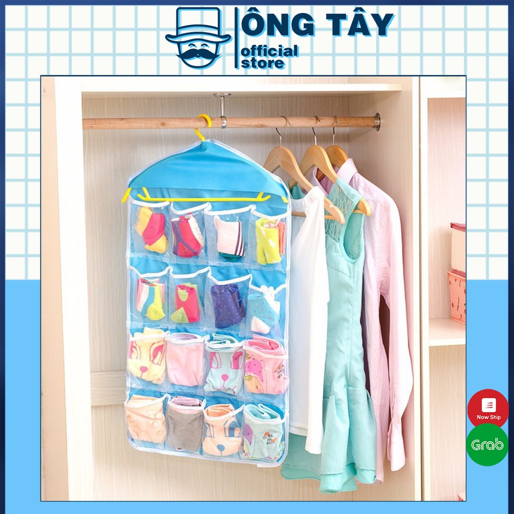 Túi Treo 16 Ngăn Chứa Đồ Lót Thời Trang MH