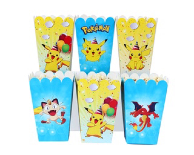 Sét 6 hộp bắp cho bé trai nhiều chủ đề