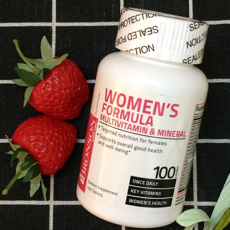 VITAMIN BRONSON | Vitamin & Khoáng Chất Thiết Yếu Cho Nữ Giới - Bronson Multivitamin Women's Formula [100 Viên]