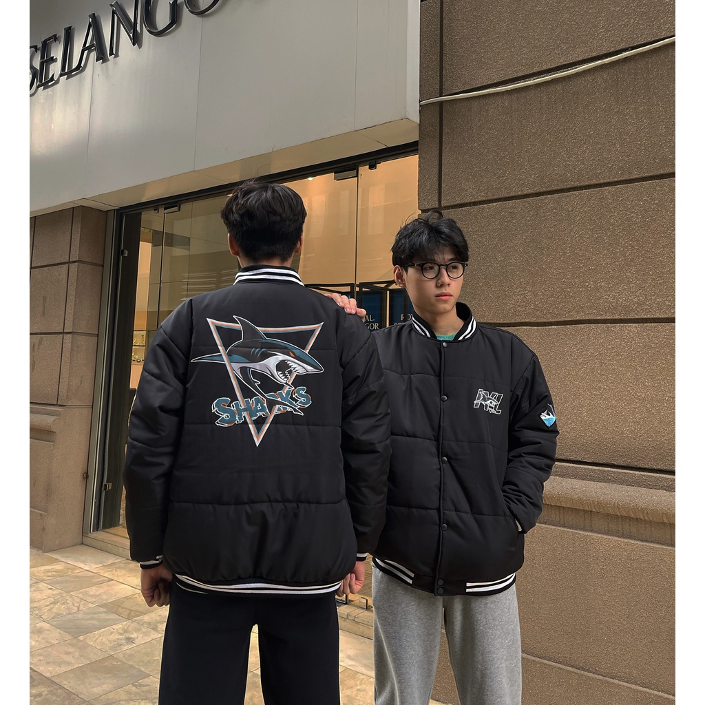, Áo Khoác Dáng Áo Oversize, Streetwear 🦈