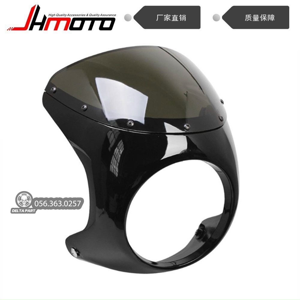 Kính chắn gió Fairing cho tất cả các dòng Clasicc, Cafe ,67 ,68 CD, CL , GD110, husky125, ca fe racer