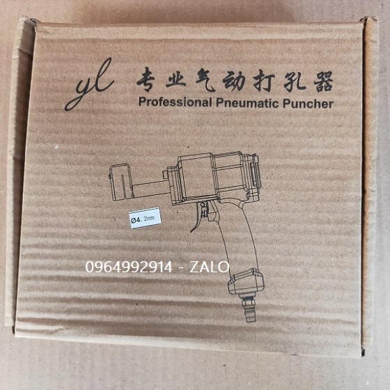 Máy bấm lỗ chân chữ inox nhôm