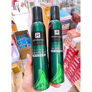 Mousse tạo kiểu tóc Romano Classic 175g