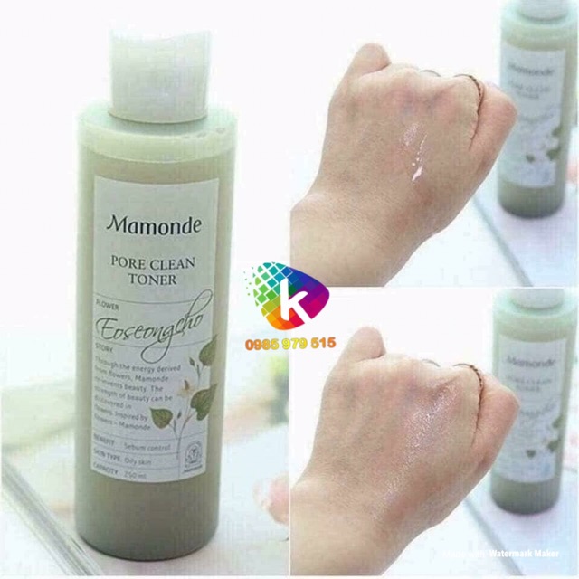 (Đủ bill) Toner Diếp cá đất sét Mamonde Pore Clean Toner