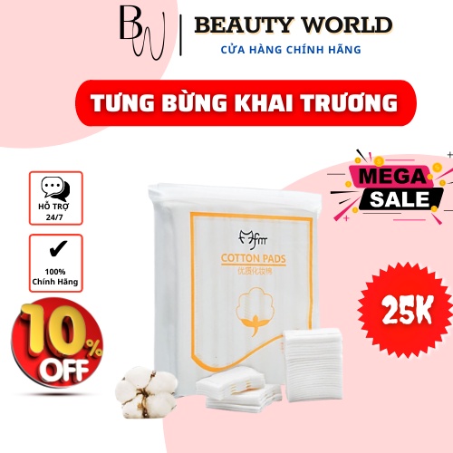 Bông tẩy trang Lameila 222 miếng chính hãng