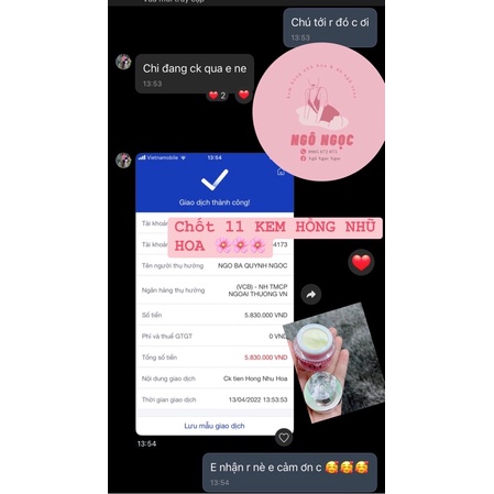 Kem Hồng Nhũ Hoa N.H.U chính hãng   . Hồng Môi Hồng bikini