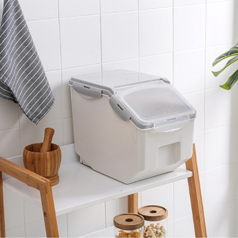 Hộp Đựng Gạo 10Kg Có Nắp Đậy Kín Tiện Dụng Cho Nhà Bếp