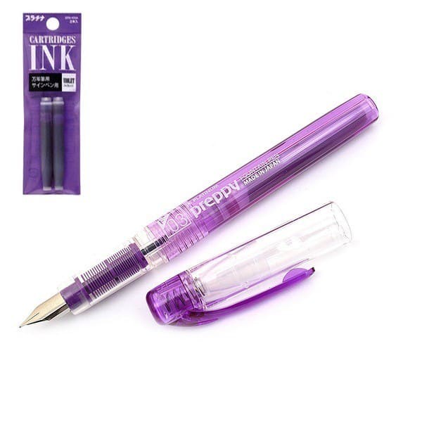 [ Hàng Nhật ] Combo 3 cái Bút máy học sinh Platinum Preppy PPQ-200 tiêu chuẩn Nhật bản cỡ 0.3 Cao Cấp Nhật Bản