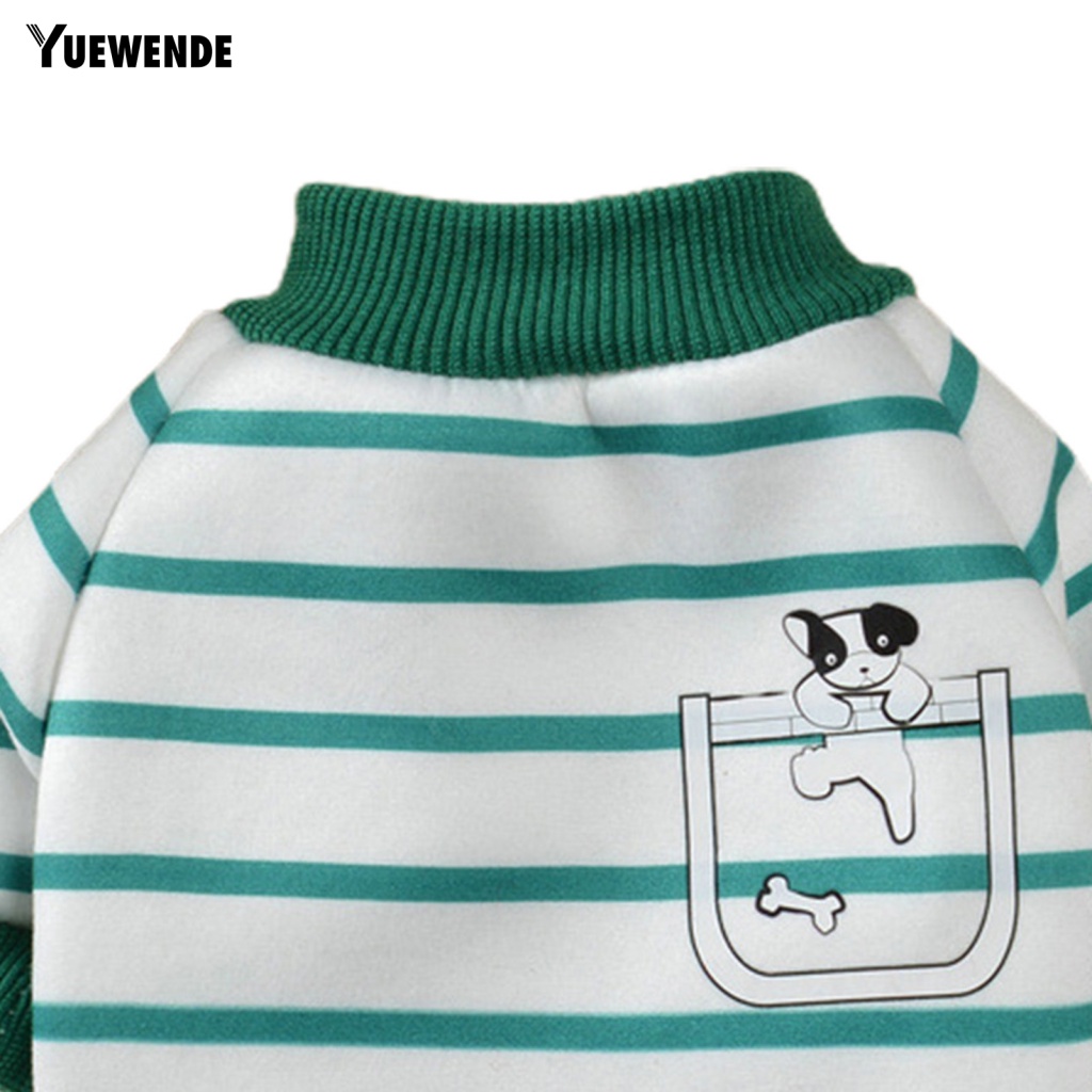 [Yue.z] Áo Sweatshirt Mùa Đông Thoải Mái Màu Sắc Tương Phản Cho Thú Cưng