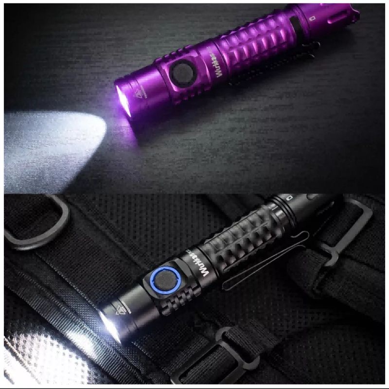 EDC Tactical Đèn pin chính hãng Wurkkos FC12 LED chiếu xa SFT40 2000lm nhỏ gọn chiếu xa 345m sạc trên thân tiện lợi