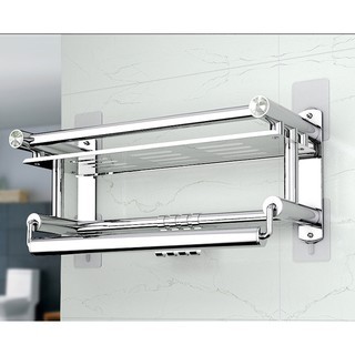 Kệ Treo Khăn Tắm, Kệ Nhà Tắm Đa Năng Inox304