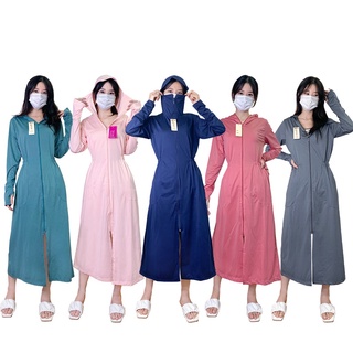 Áo chống nắng dáng dài áo chống nắng thông hơi Cherilon - AD09 Nữ Nam
