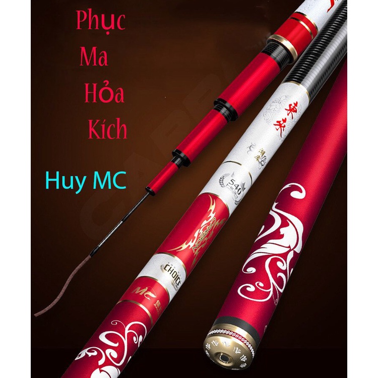 [Chính Hãng MC] Cần Câu Đài 5H Phục Ma Hoả Kích 19i - 28i Cần Câu Tay Cacbon Cao Cấp Hàng Chính Hãng MC Jiadiaoni