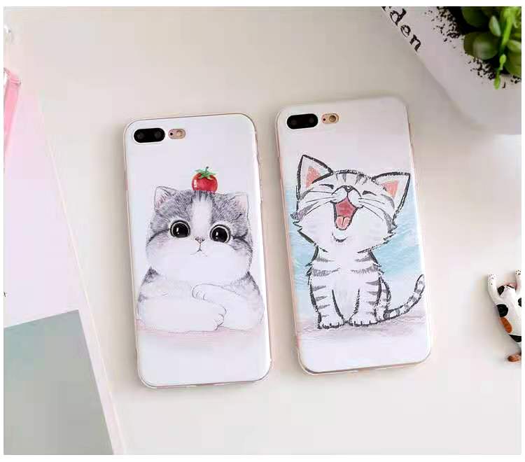 Ốp Lưng In Hình Mèo Dễ Thương Cho Samsung S22 S21 Plus A02 M02 A03 Note 8 9 10 20 Plus Note 10 Lite J7 J5 J2 Prime J2 J3 J5 J7 Pro J7 Plus C9 Pro J4 J6 J8 Plus 2018