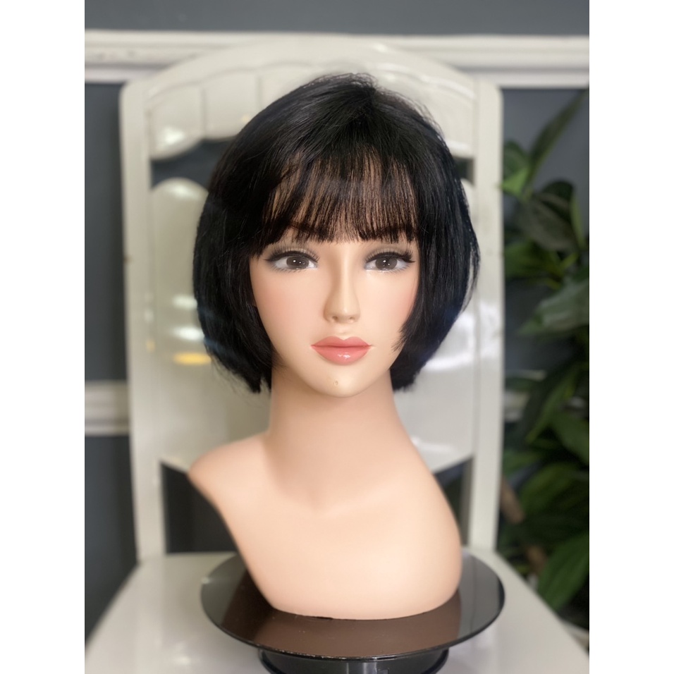 Tóc nguyên đầu bằng tóc thật 100% video- hình shop tự chụp