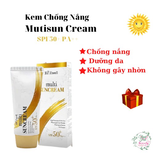 Kem Chống Nắng,lên tone,không gây nhờn rít,spf50+,HÀN QUÔC