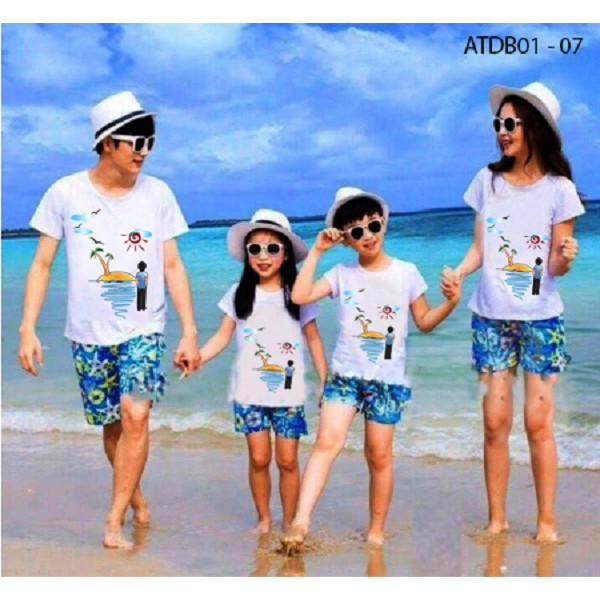 ÁO THUN ĐI BIỂN CHO GIA ĐÌNH HAY NHÓM BẠN IN HÌNH BÌNH MINH SIÊU HOT ĐỦ MÀU ĐỦ SIZE - ATDB01