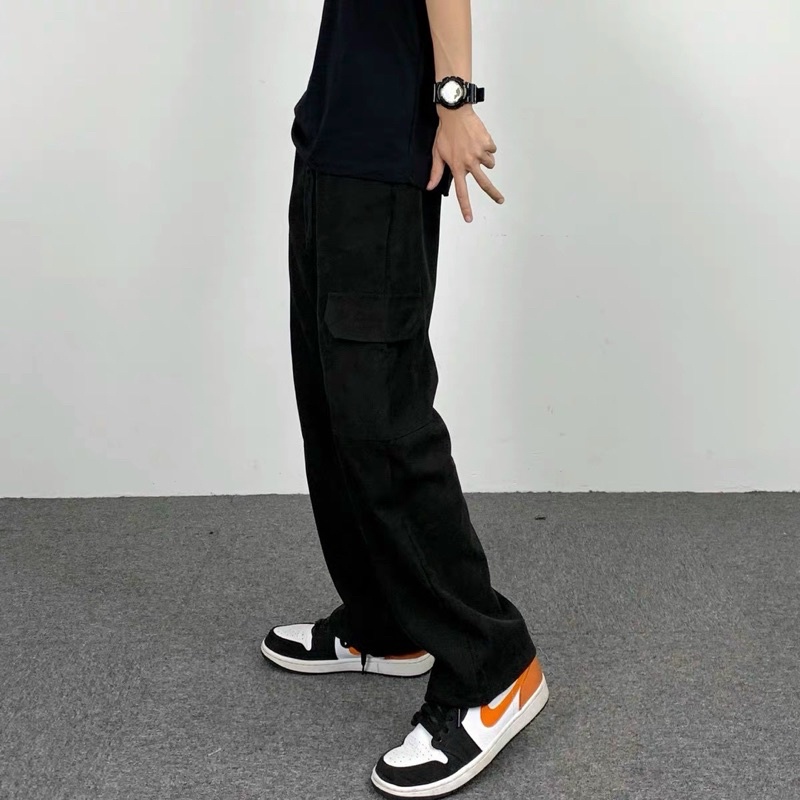 Quần dài kaki túi hộp Unisex 2 màu cá tính (Video) | BigBuy360 - bigbuy360.vn