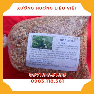 [ MUA 2 Giảm 3k] 1KG HOA NHÀI/HOA LÀI XAO KHÔ - SẠCH - THƠM ( MẠT LỊ, NHÀI ĐƠN, NHÀI KÉP)
