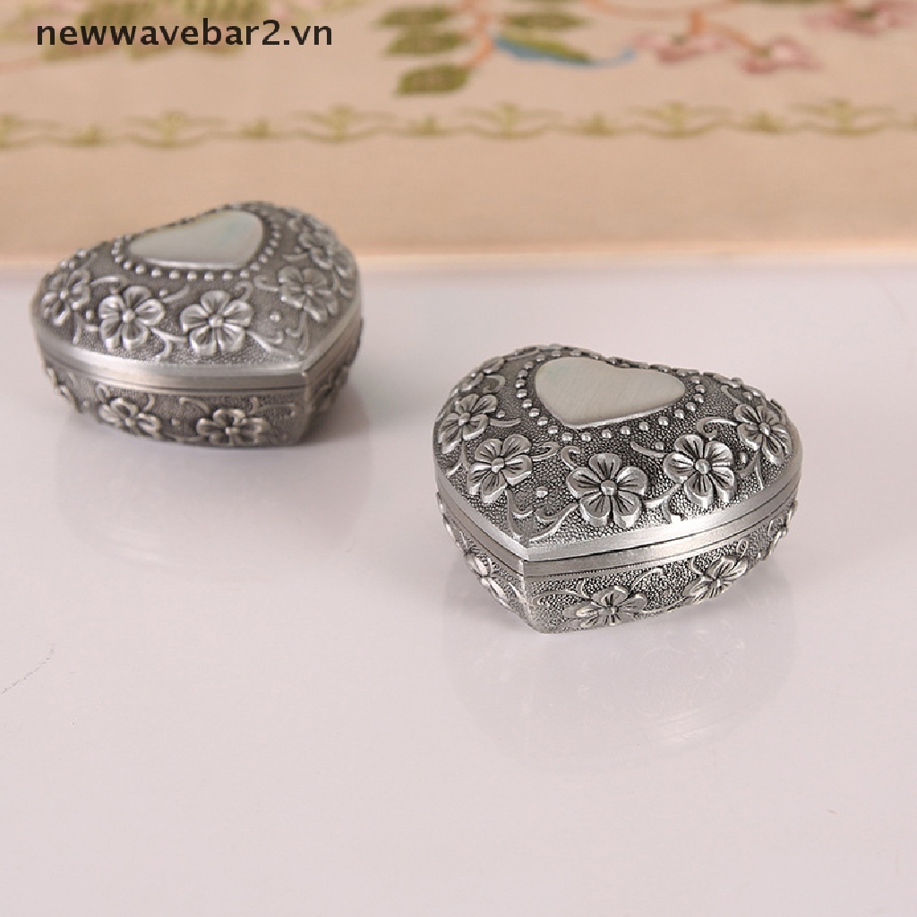 Hộp Đựng Trang Sức Bằng Kim Loại Kích Thước 6 * 6 * 3cm