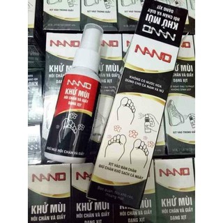 xịt giầy nano