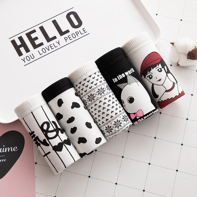 Quần lót 100% cotton dễ thương cho nữ