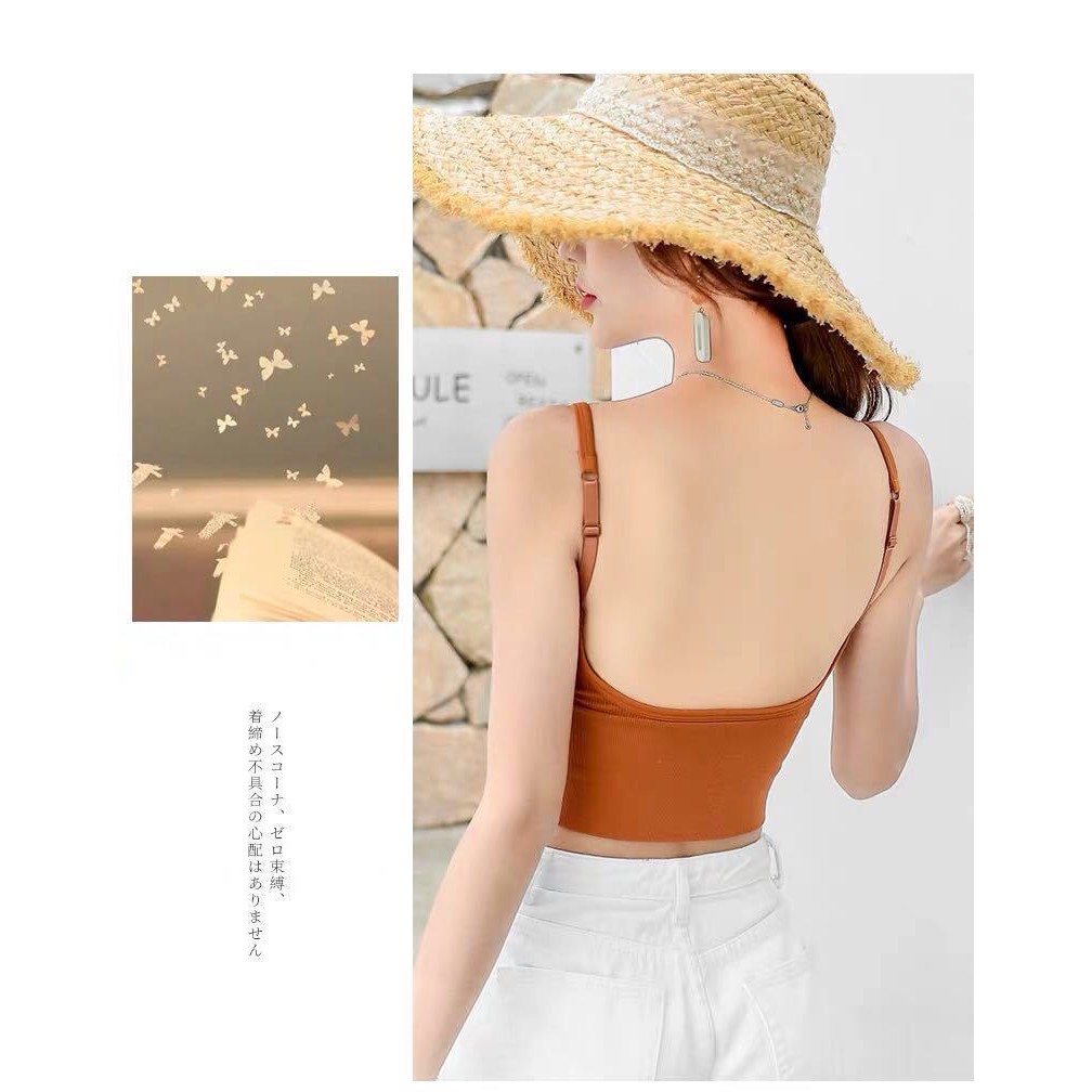 ÁO BRA CROPTOP COTTON HOA CÚC HOẠ MI DAISY TẠO EO THON HỞ LƯNG - KHOÉT LƯNG FREE SIZE 40-55 KG A917 (Video & Ảnh thật)