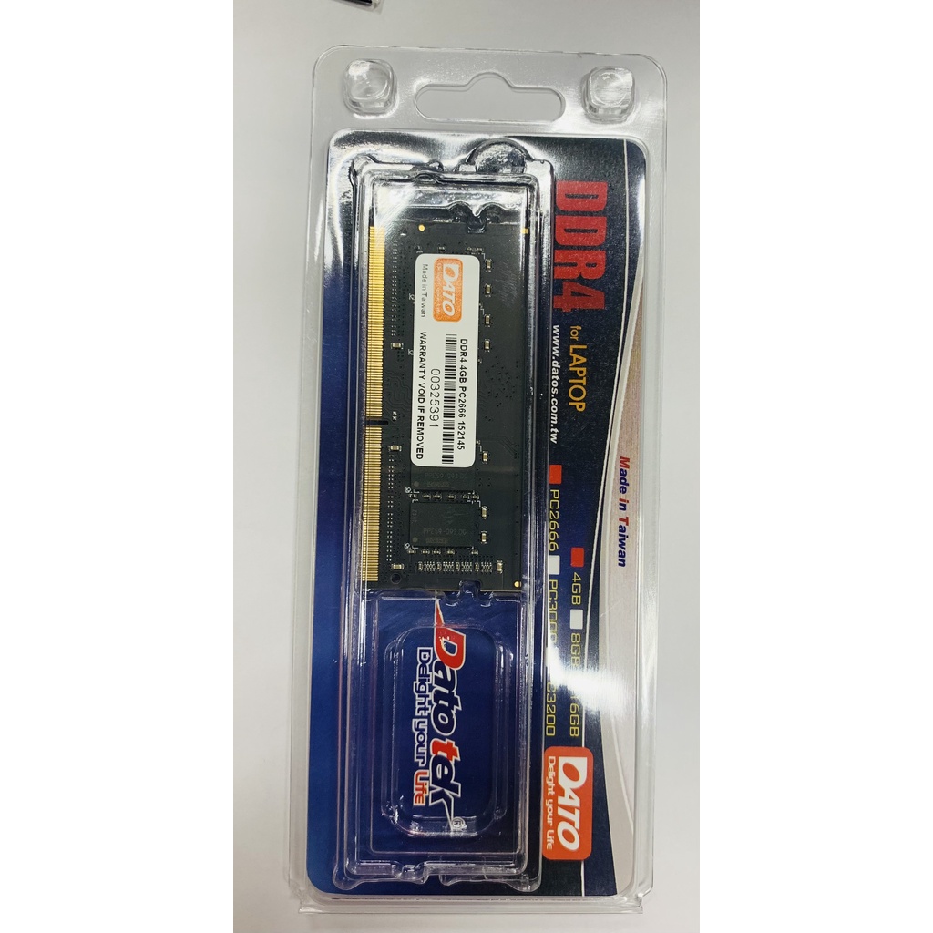 Ram Laptop 16GB/8GB/4GB Bus 2666 Dato- Hàng chính hãng