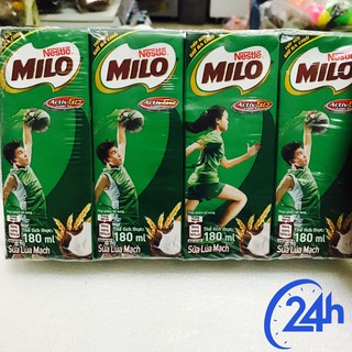 Sữa Milo 4 hộp ×180ml