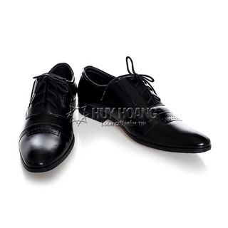 Giày tây nam da bò màu đen PH7103